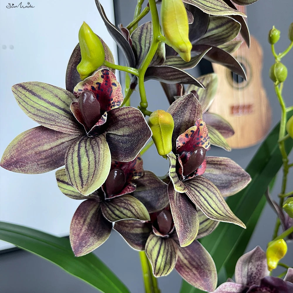Orquídea Artificial para Decoração de Casa - Loja Amélia